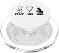 Peace Love Yoga Istruttore di yoga donne orgogliose PopSockets PopGrip per MagSafe