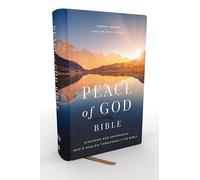 Peace of God Bible: Discover and Experience God's Shalom Throughout the Bible (NKJV, Hardcover, Red Letter, Comfort Print)