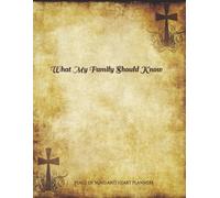 Peace Of Mind and Heart Planners What My Family Should Know (Tascabile)