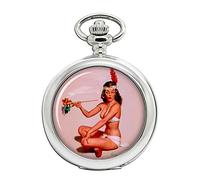 Peace Offering Pin-up Girl Full Hunter Orologio da tasca