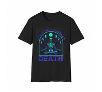 Peace Only Comes At Death Graphic T Shirt Unisex Softstyle T-Shirt Black 3XL
