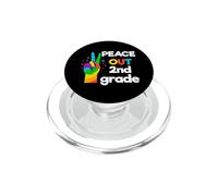 Peace Out Seconda elementare L"ultimo giorno di laurea scolastica PopSockets PopGrip per MagSafe