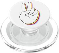 Peace Pace segno mano donna bambino uomo PopSockets PopGrip per MagSafe