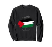 Peace Palestina Free Gaza Gerusalemme Mosca Felpa
