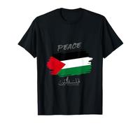Peace Palestina Free Gaza Jerusalem Mosque Maglietta