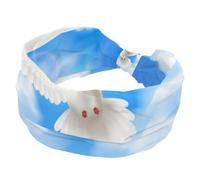 Peace Pigeon Fasce larghe per le donne antiscivolo turbante fascia elastica per capelli yoga fascia per capelli sudore sport allenamento copricapo