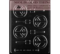 PEACE SIGN chocolate candy mold Molding Instruction + Set of 2 by MOLDS AND THINGS
