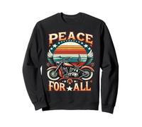 Peace to all Riders Ride for Unity & Brotherhood Tee Freedom Felpa