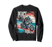 Peace to All Riders Ride for Unity & Brotherhood Tee Freedom Felpa