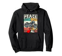Peace to all Riders Ride for Unity & Brotherhood Tee Freedom Felpa con Cappuccio