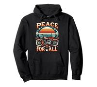 Peace to all Riders Ride for Unity & Brotherhood Tee Freedom Felpa con Cappuccio