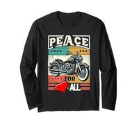 Peace to all Riders Ride for Unity & Brotherhood Tee Freedom Maglia a Manica