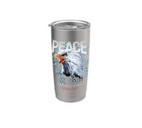 Peace USA Eagle Wild Quotes find The Peace within Yourself Bicchiere termico in acciaio inox doppia parete