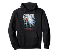 Peace USA Eagle Wild Quotes Find The Peace Within Yourself Felpa con Cappuccio