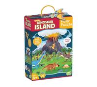 Peaceable Kingdom Jumbo Dinosaur Floor Puzzle 48 Pezzi | Un puzzle da pavimento da 42 pezzi che costruisce concentrazione e pazienza. Dai 5 anni in