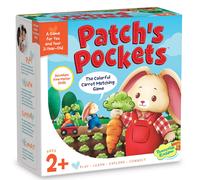 Peaceable Kingdom Patch's Pockets - Gioco di corrispondenza dei colori per i più piccoli, divertente gioco di coniglietti e carote, sviluppa abilità motorie e riconoscimento del colore nei bambini di
