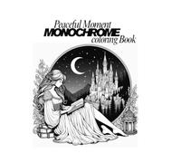 Peaceful Moments: A Monochrome Coloring Book for Calm, Focus, and Relaxation: Peaceful Moments , A One-Shade Coloring Book for Peaceful Creativity