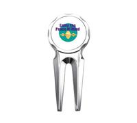 Peaceful Night Dreams Art Deco Fashion Golf Divot Tool Golf Marker Strumento di riparazione