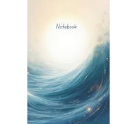 Peaceful Waves: A Blue Starry Notebook for Mindful Writing | Dotted Grid 100 Sheets 200 Pages Best for Gifts