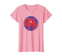 Peacemaker Helmet Icon Maglietta, Donna, Rosa, XL
