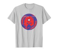 Peacemaker Helmet Icon Maglietta, Uomo, Argento, 3XL