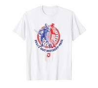 Peacemaker The Vigilante Peace Stamp Maglietta, Uomo, Bianco, M
