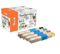 Peach 112100 cartuccia Toner 4 pezzo(i) Compatible Nero, Ciano, Magenta, Giallo