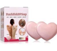 Peach Butt Soap, Natural Handmade Exfoliating, Underarm Leg Melanin and Acne Beautiful Peach Buttocks Soap,Private Parts Peach Pink Soap, 85g. (2pcs)