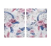 Peach Dream Catcher Porta passaporto ultra sottile in pelle PU organizer per documenti da viaggio compatto premium internazionale per passaporto USA per donne e uomini