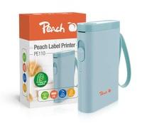 Peach Stampante per etichette | blu | salvaspazio e senza fili | crea ordine ovunque | PE110-bl