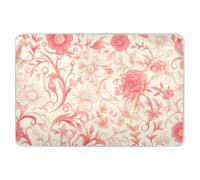 Peach Floral Elegante Beige Fasciatoio Coperture Morbido Assorbente Pannolino Fasciatoio Pad Antiscivolo Pannolino Pad per Bambini Adulti Animali Domestici, 132,1 cm L x 86,4 cm W Impermeabile para