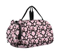 Peach Japanese Zephyr Cherry Blossoms Kids Cute Gym Bag con scomparto per scarpe multifunzionale bagaglio a mano per viaggi, sport, borsone, weekender bulto de, Pesca Giapponese Zephyr fiori di