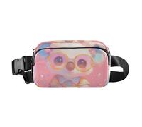 Peach Koala Peach Elegante borsa a tracolla per uomo donna grande capacità borsa sportiva a tracolla con tracolla regolabile per viaggi, shopping, corsa