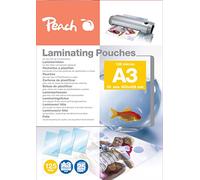 Peach Laminierfolie A3 125 mic 25 Stück Premiumqualität für beste Laminier
