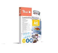 Peach Laminating Pouches A6, 125 mic, PP525-04, 100-pack