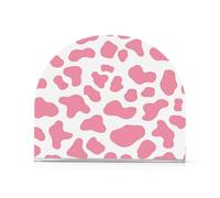 Peach Mucca Modello Pelliccia Stampa Acrilico Portatovaglioli Giorno per Feste Eventi di Matrimonio Portatovaglioli Indipendente per Tavoli Decorazioni per la Casa Festa Ev