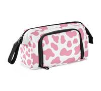 Peach Mucca Pattern matita sacchetti Grande Capacità Matita Sacchetto Portatile per Teen High School cajita para lapices