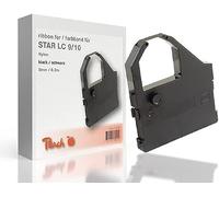 Peach Nastro sostitutivo Star LC 9/10, nero, nylon, 8 mm/8,3 m, nastro Gr692
