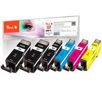 Peach Patrone Canon PG-520/CLI-521 MultiPack Plus 2xbk c m y PI100-247