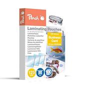 Peach Pellicole di laminazione 60 x 90 mm Business Card - 125 mic - 100 pouches - lucide - compatibile con plastificatrici di tutti i produttori - PP525-08