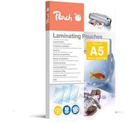 Peach Pellicole Plastificatrici A5 125 Micron 100 Buste Lucide Universali