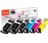 Peach PI100-249 19 ml 9 ml 410 pagine 6 pz Confezione multipla PGI-525 CLI-526