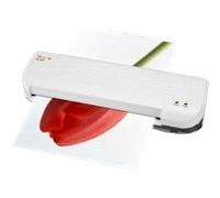 Peach PL707 - Plastificatrice DIN A4, pronta all’uso in pochi minuti, adatta per pellicole commerciali, 1½ pagine al minuto, con 10 pellicole per plastificazione