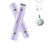 Peach Please Dual Head Shaver Women, 2025 New Peach Please 3.0 Dual Head Shaver for Women, 2 in 1 Electric & Trimmer, Suitable for All Parts of the Body (Purple)