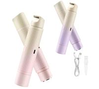 Peach Please Razor, Peach Please 2 in 1 Dual Head Electric Shaver & Trimmer for Women, Dual Head Shaver Women, Women's Body Razor for Bikini, Pubic Hair, Legs, Body, Wet & Dry (Purple 2.0+Pink 2.0)