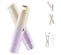 Peach Please Razor, Peach Please 2 in 1 Dual Head Electric Shaver & Trimmer for Women, Dual Head Shaver Women, Women's Body Razor for Bikini, Pubic Hair, Legs, Body, Wet & Dry (Purple 2.0)