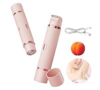 Peach Please Razor,Peach Please 3.0 Shaver, 2 in 1Dual Head Electric Shaver& Trimmer for Women, Wet & Dry for Pubic Hair, Legs, Underarms & Face, Painless Hair Removal (Pink)