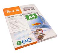 Peach Laminating Pouches A4, 80 mic, PP580-02,100-pack