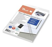 Peach PW079-07 cartellina Nero, Trasparente, Bianco