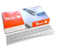 Peach PW095-01 - Pettini per rilegatura a filo, 10 mm, colore: Argento